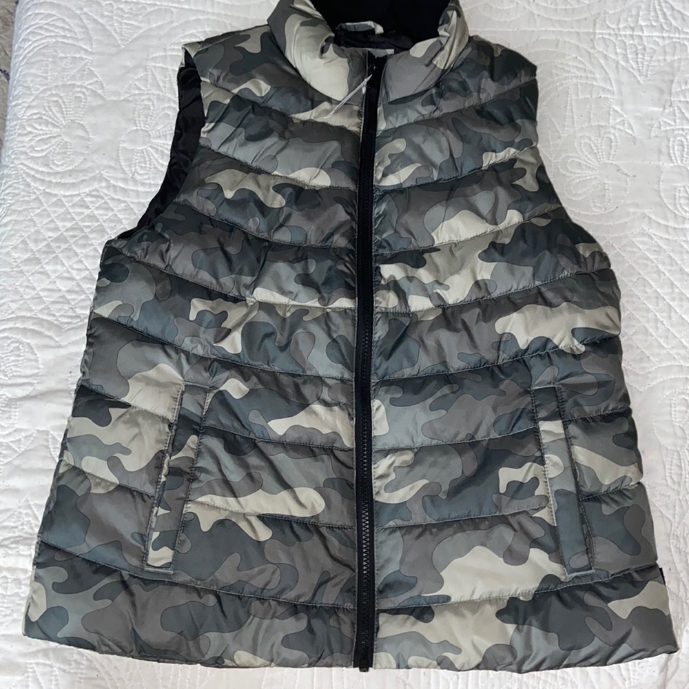 Puffer winter jackets.